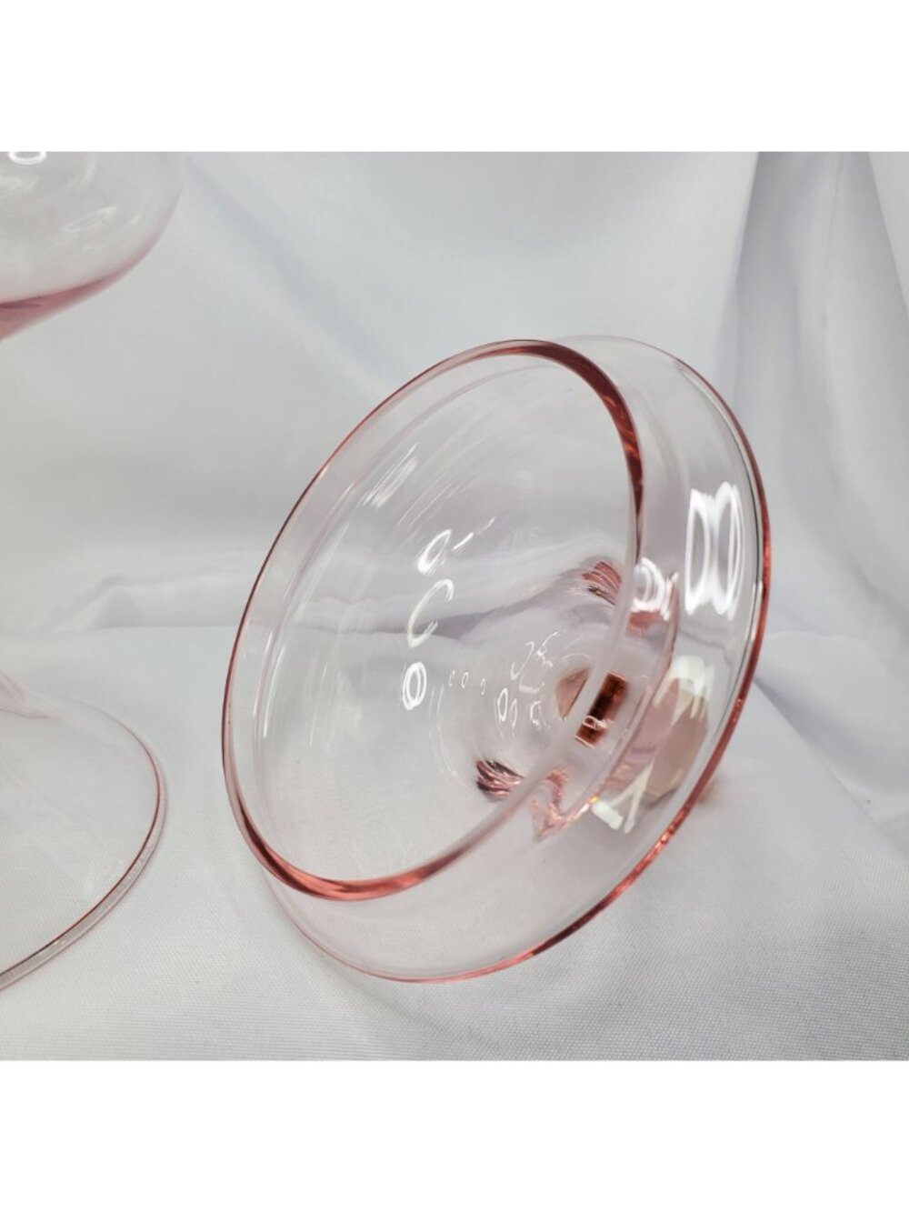 Princess House Pink Glass Apothecary Jar Circus Lid 10.5" Pedestal Candy Dish - Picture 9 of 10